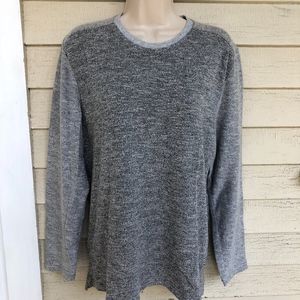 FIVE FOUR 60% cotton gray knit top/M